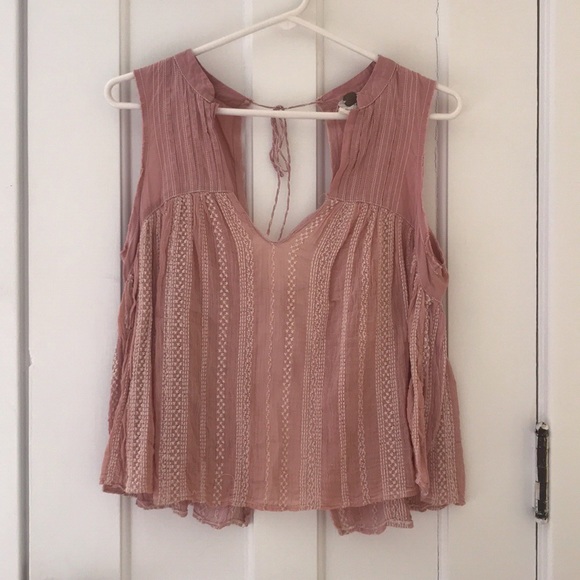 Free People Tops - Vintage Free People Embroidered Blouse